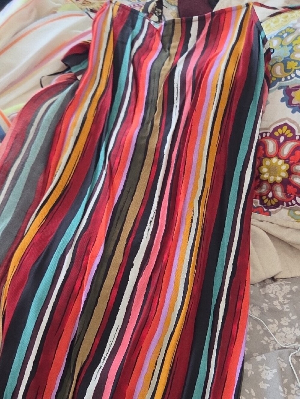 Free People Ruby Striped Multicolor Spaghetti Strap Top - Picture 11 of 11